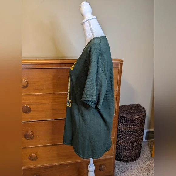 #21 GREEN BAY PACKER HA HA Clinton - Dix tshirt💚💛 Size L - Picture 5 of 10